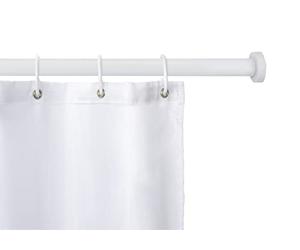 WENKO Luz Telescopic Shower Rail 110-185 cm White Clamping Rod Diameter 28 mm, Aluminium Plastic, 2,8 x 0 x 2,8 cm