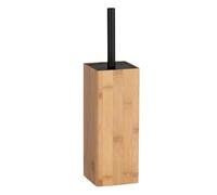 WENKO Padua Toilet Brush Holder, Bamboo, Brown, 38 x 10 x 10 cm