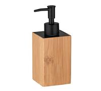WENKO Padua Liquid Soap Dispenser Capacity 0.21 L, Brown, 8 x 18 x 7 cm