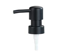 WENKO Peanut Beige Liquid Soap Dispenser Capacity 0.24 L, ABS plastic, Black, 3.4 x 6.7 x 18 cm