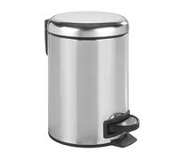 Wenko Stainless Steel 22444100 Trash Can 3l Silver