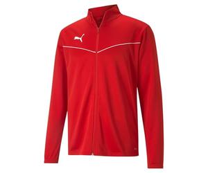 Wenko PUMA Men's Teamrise Training Poly Jacket Training Jacket, mens, Sweatshirt, 657392, Puma Red-Puma White, S