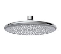 WENKO Rain Shower Head Water Saving Ø 22,5 cm - Universal Shower Head with Water-Saving System, Plastic (ABS), 22.5 x 22.5 cm, Chrome