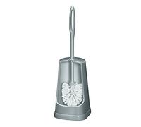 WENKO Simple Toilet Brush Holder Grey, Gray, 40 x 12.5 x 12.5 cm