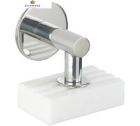 WENKO Stainless Steel Shiny Soap 4,5 x 4 x 7 cm, Bright