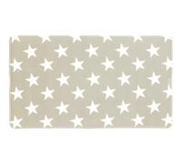 WENKO Stella Bath Mat 70 x 40 cm Taupe, TPR, 70 x 40 x 0.1 cm