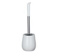WENKO Sydney Toilet Brush Holder Glossy White, Ceramic, 39.5 x 12.5 x 12.5 cm