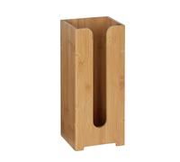 WENKO Toilet Paper Replacement Roll Holder Mod. Bambusa, Standing Storage for Toilet Paper Rolls, Bamboo, 15 x 35.5 x 14 cm, Natural