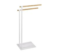 WENKO Towel-/Clothes stand Macao, Steel, White/Brown