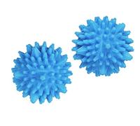 WENKO Tumble Dryer Balls Set of 2 for Variable Use, Soft and Wrinkle Free Laundry in Tumble Dryer with Extra Large Prongs, Hedgehog Ball for Hands, Feet and Fascia, Massage Ball, Approx. Diameter 7