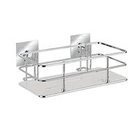 WENKO Turbo-Loc® Quadro Stainless Steel Wall Shelf