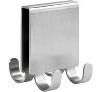 WENKO Vieste Duo 23787100 Double Shower Hooks for Shower Screen with 4 Hanging