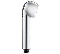 WENKO Watersaving dish sprayer, replacement dish sprayer head for taps with watersaving pulse setting and powerful jet spray, ½" universal connection, sink sprayer diameter: Ø 4.6 cm, shiny silver