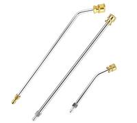 WENLISELL 3 Pcs 4000PSI Pressure Washer Lance Extension, Stainless Steel Power Washer Lance Extension with 1/4 Quick Connect, 30 Angled Extension Wand Lance for Pressure Washers, Cleaning Machine