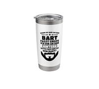Wenn Du Mir an Den Bart Fasses Grifffe Ich Dir an Den Hintern Stainless Steel Insulated Tumbler