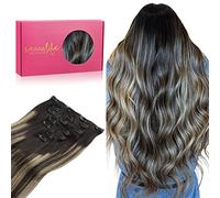 WENNALIFE Clip in Hair Extensions Real Human Hair, Custom Full Head Thick