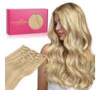 WENNALIFE Clip in Hair Extensions Real Human Hair, Custom Full Head Thick