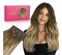 WENNALIFE Clip in Hair Extensions Real Human Hair, Custom Full Head Thick