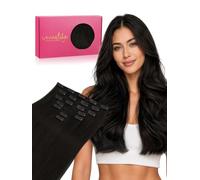 WENNALIFE Clip in Hair Extensions Real Human Hair, Custom Full Head Thick