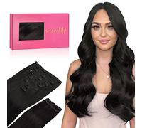 WENNALIFE Clip in Hair Extensions Real Human Hair, Custom Full Head Thick