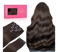 WENNALIFE Clip in Hair Extensions Real Human Hair, Custom Full Head Thick