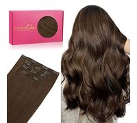 WENNALIFE Clip in Hair Extensions Real Human Hair, Custom Full Head Thick