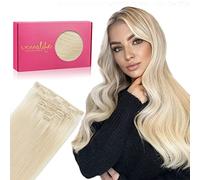 WENNALIFE Clip in Hair Extensions Real Human Hair, Custom Full Head Thick