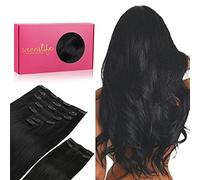 WENNALIFE Clip in Hair Extensions Real Human Hair, Custom Full Head Thick