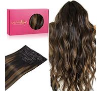 WENNALIFE Clip in Hair Extensions Real Human Hair, Custom Full Head Thick