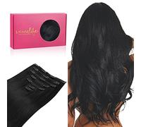 WENNALIFE Clip in Hair Extensions Real Human Hair, Custom Full Head Thick
