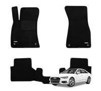WENNEBIRD Superior Carpet Floor Mats for 2019-2024 Audi A6 / S6 / A7 / S7, Premium All Weather Anti-Slip Waterproof Floor Liners, 0.6 Inch Thickness Rugs - 3pc