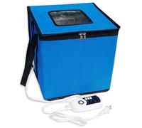 WENNEWU 2025 New Dough Proofing Box, Bread Fermentation Proofing Box, Collapsible, Reusable, with Temperature Controlled and Heater, for Making Bread, Yogurt, Baking,Blue A,27cm