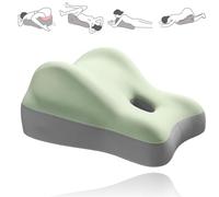 WENNEWU Adult Memory Foam Ergonomic Wedge Prone Pillow, Bed Pillow for Sitting Up, Back, Neck, and Leg Pain Relief, Anti Snoring, Ideal for Massage, Reading, Sleeping,F