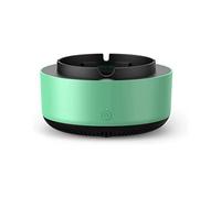 WENNEWU Air Purifier Ashtray, 2 in 1 Air Purifier Ashtray for Negative Ion Air Purification, Multifunctional Portable Smokeless Ashtray, Air Freshener for Home and Car,Green