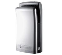 WENNEWU Commercial Vertical Hand Dryer, 1800W Wall Mounted Hand Dryers, High Impact ABS, High Speed Jet Air Motor, for Bathrooms Use,Silver,Carbon Brush