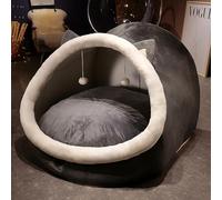 WENNEWU Dog Sofa Beds For Large Dogs, Fluffy Plush Dog Mat, Sensory Tent for Kids, With Removable Washable Cover, Large Space, For Large Medium Small Dogs And Cats,Dark Grey