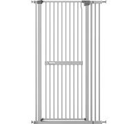 WENNEWU Extra Tall & Wide Pet Gate, Suitable for Doorways, Hallways & Stairs, Alloy Steel, H150cm x W82cm, For Dogs & Cats