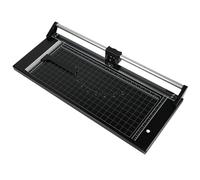 WENNEWU Manual Precision Paper Cutter, Photo Paper Cutter Trimmer, Precision Cutting Tool, Pro Office Rolling Cutter, for Photo Paper, Film, Art Paper Jam, Office Paper,Black,24 inches(60cm)
