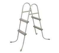WENNEWU Swimming Pool Handrail with Steps,Pool Ladder,Stainless Steel Inground Pool Ladder,Load Capacity Up to 250kg,with Quick Installation Base,Suitable for Indoor Outdoor Water Park,A,2 steps
