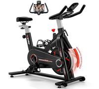 Wenoker Exercise Bike Magnetic APP Compatible, Indoor Cycling Spin Bike for Home Gym Use, Exercise Equipment with LCD Display, Tablet Holder for Cardio Training