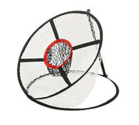 Wenoup Foldable Golf Practice Net with Red Target and Inner for Precision Chipping Lightweight Carry Bag Included Suitable for Garden Patio Course Training