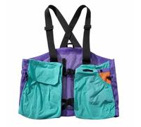 Wenoup Outdoor Hiking Vest With And Low Profile Design For Carrying Small Essentials Close To Your Body Suitable For Hiking Climbing Trail Running Backpacking And Day Trips, Lake Green