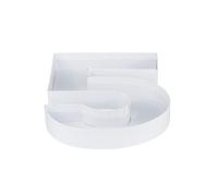 WENPACK 20.8cm Fillable Cardboard Number Paper Mache Chocolate Sweets Candy Container Box Birthday Party (White, 5)