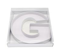 WENPACK 30.5cm Fillable Cardboard Letter Shaped Box Clear Cover Sweets Charcuterie Grazing Packaging (G)