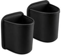 WENPANGPANG Car Cup Holder for Range Rover Vogue L405 2013-2021, Leather Bottle Organizer Vehicle Door Mount Drink Stand Storage Box Auto Interior Tidy Coffee Rack