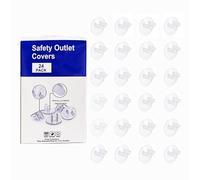WENPENG Baby Safety Clear Outlet Covers (24 Pack), Durable Plastic Plug Covers for Power Sockets, Child Proof Electrical Protector Safety Caps