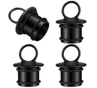 Wenqik 4 Pcs PVC Push in Boat Drain Plug 1-1/2'' Thru Hull Drains Stopper Boats Scuppers Boat Plug for Fishing Boat Parts Accessories Prevent Water Overflow