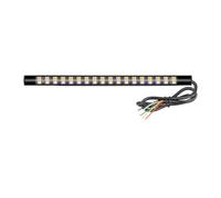 Wenqu Motorcycle 36 LED Light Bar Strip Sequential Turn Lights Tail Rear Stop Bulb Lamp Brake DRL Tail Light(Color-1pc)