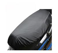 Wenqu Motorcycle Rain Seat Cover Sun Protection Heat Insulation Saddle Protect Accessories Cushion(Black l)