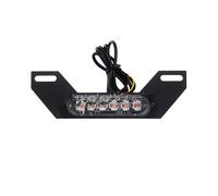 Wenqu Universal Motorcycle Rear LED License Plate Auxiliary Light Brake Tail Tail Light
